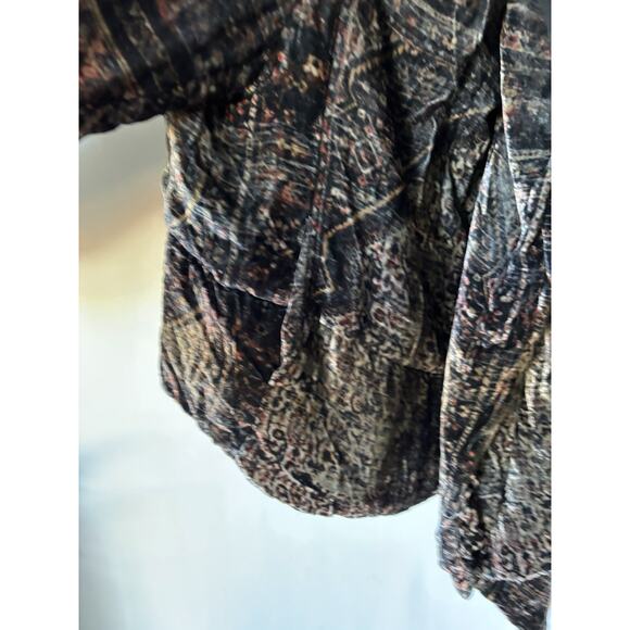 Rundholz Dip Dark Kelim Plush Padded Jacket Coat Medium Full Zip Unique Rare - Picture 6 of 14